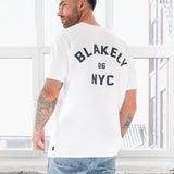 NYC Relaxed T-Shirt - White & True Navy
