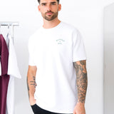 NYC Relaxed T-Shirt - White & Sage Green