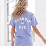 NYC Oversized T-Shirt - Cloudy Blue
