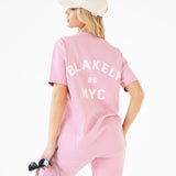 NYC Oversized T-Shirt - Vintage Pink