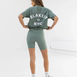 NYC Oversized T-Shirt - Sage Green