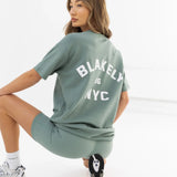 NYC Oversized T-Shirt - Sage Green