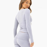 Lucia Long Sleeve Top - Pale Lilac