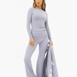 Lucia Long Sleeve Top - Pale Lilac