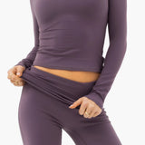 Lucia Long Sleeve Top - Plum