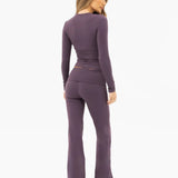 Lucia Long Sleeve Top - Plum