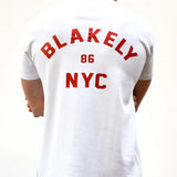 NYC Relaxed T-Shirt - White & Red