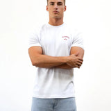NYC Relaxed T-Shirt - White & Red
