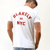NYC Relaxed T-Shirt - White & Red