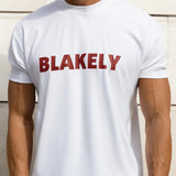 Raife Relaxed T-Shirt - White & Red