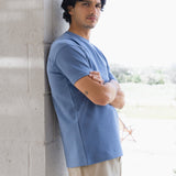 Conrad Relaxed Anchor T-Shirt - Mid Blue