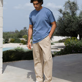 Conrad Relaxed Anchor T-Shirt - Mid Blue