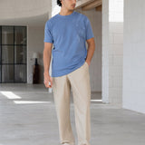 Conrad Relaxed Anchor T-Shirt - Mid Blue