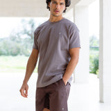 Conrad Relaxed Anchor T-Shirt - Light Brown