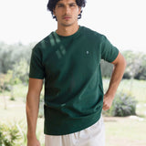 Conrad Relaxed Anchor T-Shirt - Forest Green