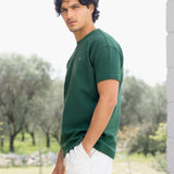 Conrad Relaxed Anchor T-Shirt - Forest Green
