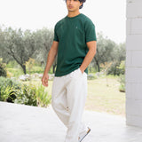 Conrad Relaxed Anchor T-Shirt - Forest Green