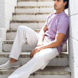 Conrad Relaxed Anchor T-Shirt - Light Purple