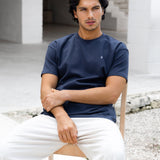Conrad Relaxed Anchor T-Shirt - True Navy