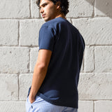 Conrad Relaxed Anchor T-Shirt - True Navy