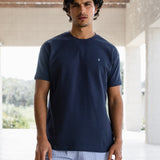 Conrad Relaxed Anchor T-Shirt - True Navy