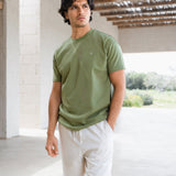Conrad Relaxed Anchor T-Shirt - Washed Green