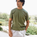 Conrad Relaxed Anchor T-Shirt - Washed Green