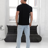 Conrad Relaxed Anchor T-Shirt - Black