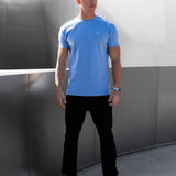 Conrad Relaxed Anchor T-Shirt - Light Blue