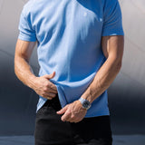 Conrad Relaxed Anchor T-Shirt - Light Blue