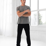 Conrad Relaxed Anchor T-Shirt - Marl Grey