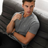 Conrad Relaxed Anchor T-Shirt - Marl Grey