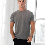Conrad Relaxed Anchor T-Shirt - Marl Grey