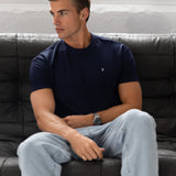 Conrad Relaxed Anchor T-Shirt - Bright Navy