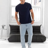 Conrad Relaxed Anchor T-Shirt - Bright Navy