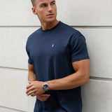 Conrad Relaxed Anchor T-Shirt - True Navy