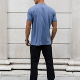 Conrad Relaxed Anchor T-Shirt - Mid Blue