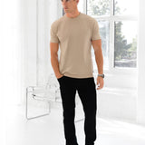 Conrad Relaxed Anchor T-Shirt - Soft Tan