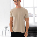 Conrad Relaxed Anchor T-Shirt - Soft Tan