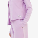 Soft Waffle Trousers - Purple