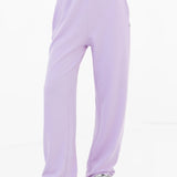 Soft Waffle Trousers - Purple