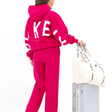 Isabel Oversized Hoodie - Fuchsia