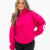Isabel Oversized Hoodie - Fuchsia