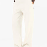 Isabel Wide Leg Sweatpants - Buttermilk