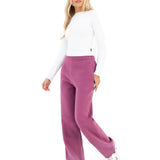 Isabel Wide Leg Sweatpants - Mulberry