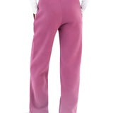 Isabel Wide Leg Sweatpants - Mulberry