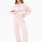 Outline Heritage Wide Leg Sweatpants - Ballet Pink