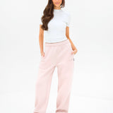 Outline Heritage Wide Leg Sweatpants - Ballet Pink