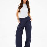 Outline Heritage Wide Leg Sweatpants - True Navy