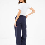 Outline Heritage Wide Leg Sweatpants - True Navy